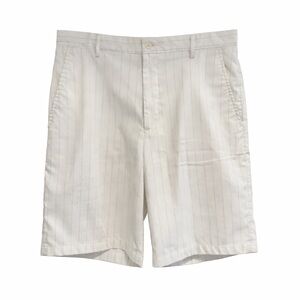 Men’s Golf Shorts Size 32 White Pinstripe Performance Athletic Lightweight